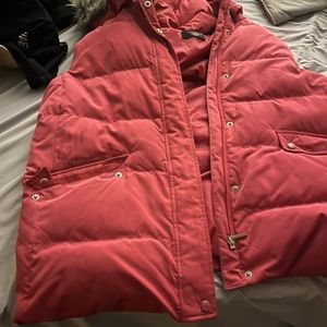 Talbots vest with hood